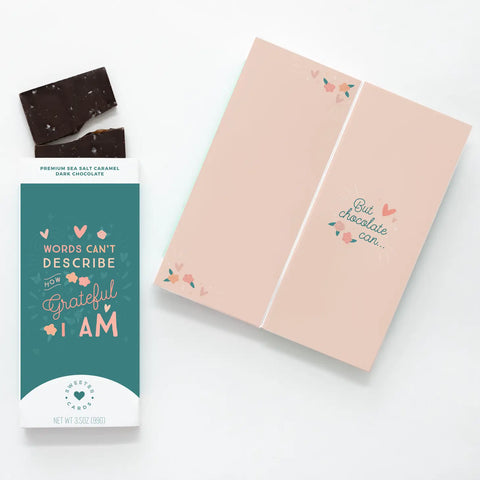 Grateful Chocolate Greeting Card