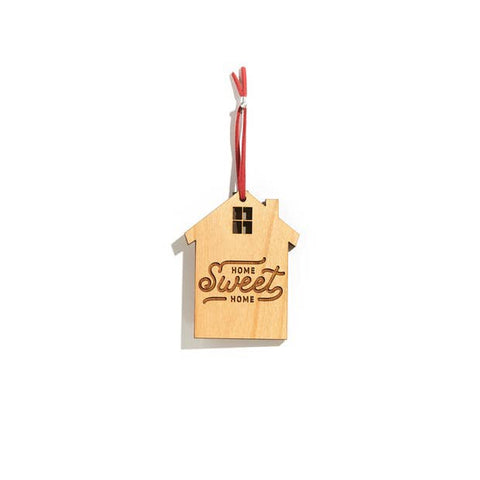 Home Sweet Home Wood Ornament