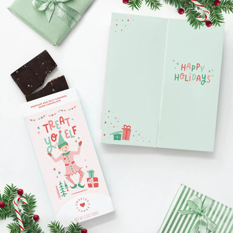 Treat Yo Elf Chocolate Greeting Card