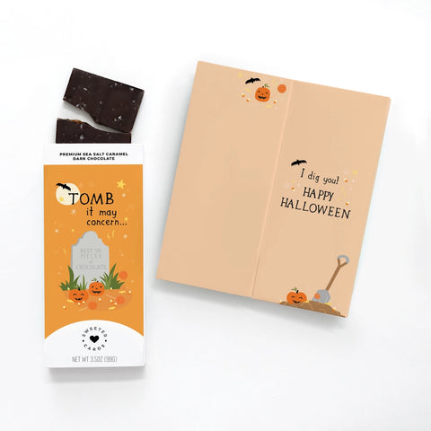 Halloween Chocolate Greeting Card