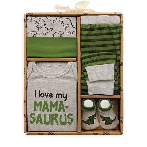 'Mama-Saurus' Baby Boy Gift Set
