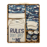 'No Rules' Baby Boy Gift Set