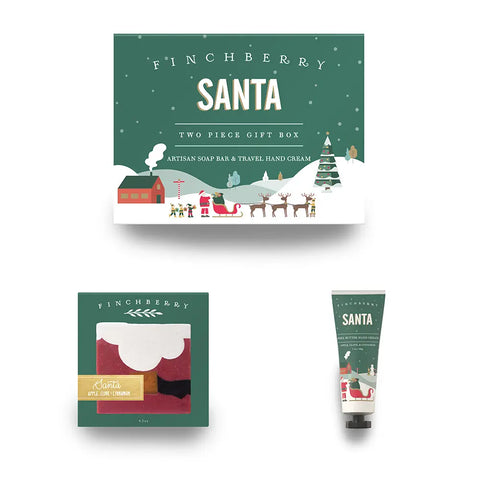 Santa Holiday Gift Box