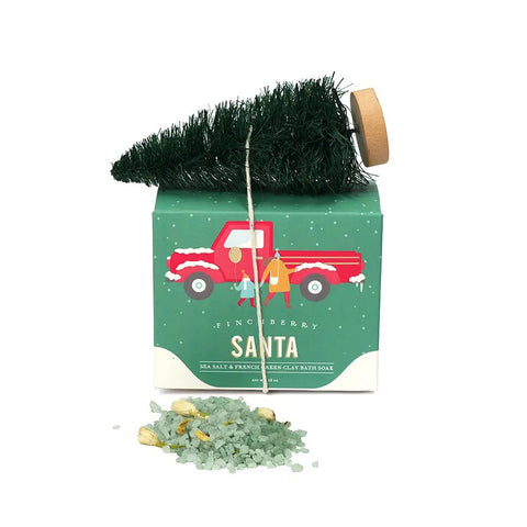 Santa Holiday Clay & Salt Soak